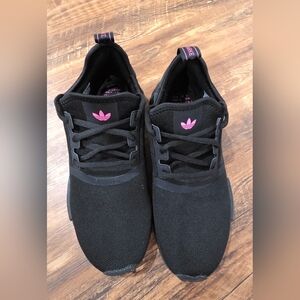 adidas Black and Pink Athletic Shoes